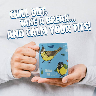 Calm Your Tits! Bird Mug