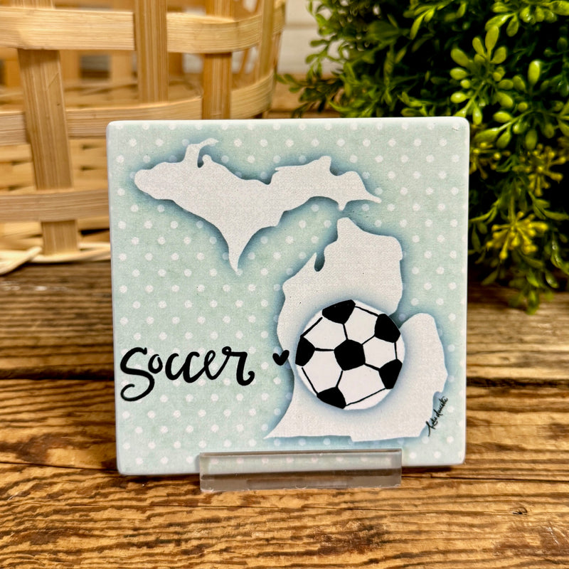 Soccer Michigan Coaster