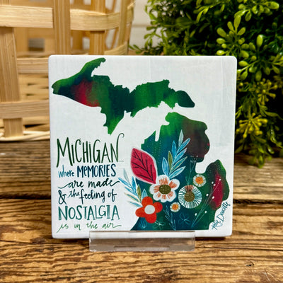 Michigan Memories & Nostalgia Coaster