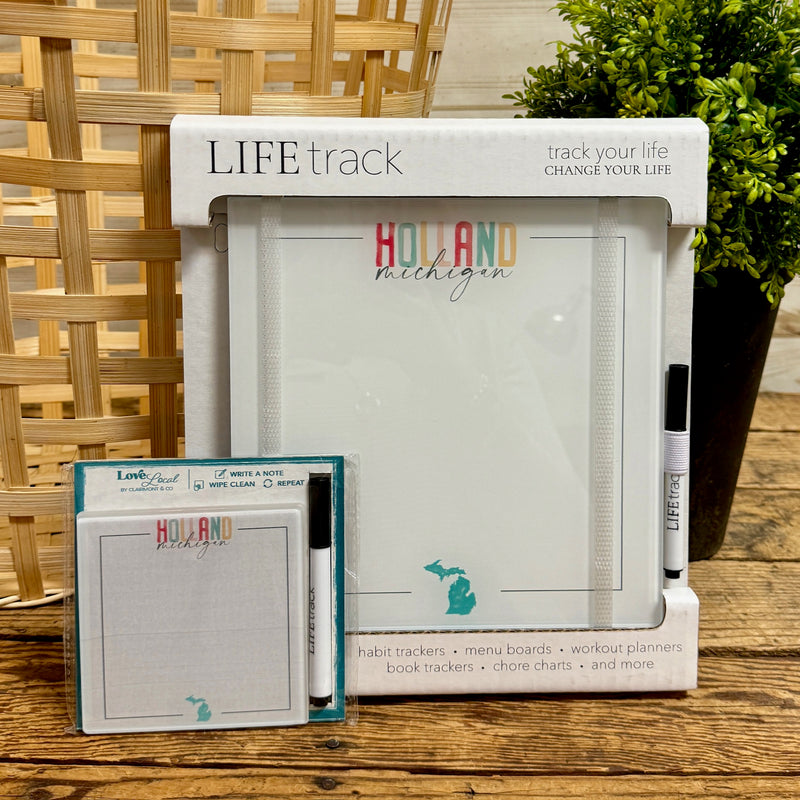 Holland Michigan Glass Dry Erase Board With Pen