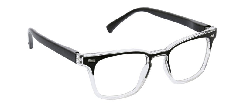 Peepers Strut Black & Clear Eyeglasses