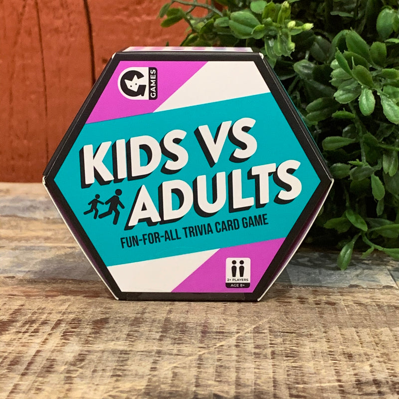 Kids vs. Adults Trivia Card Game