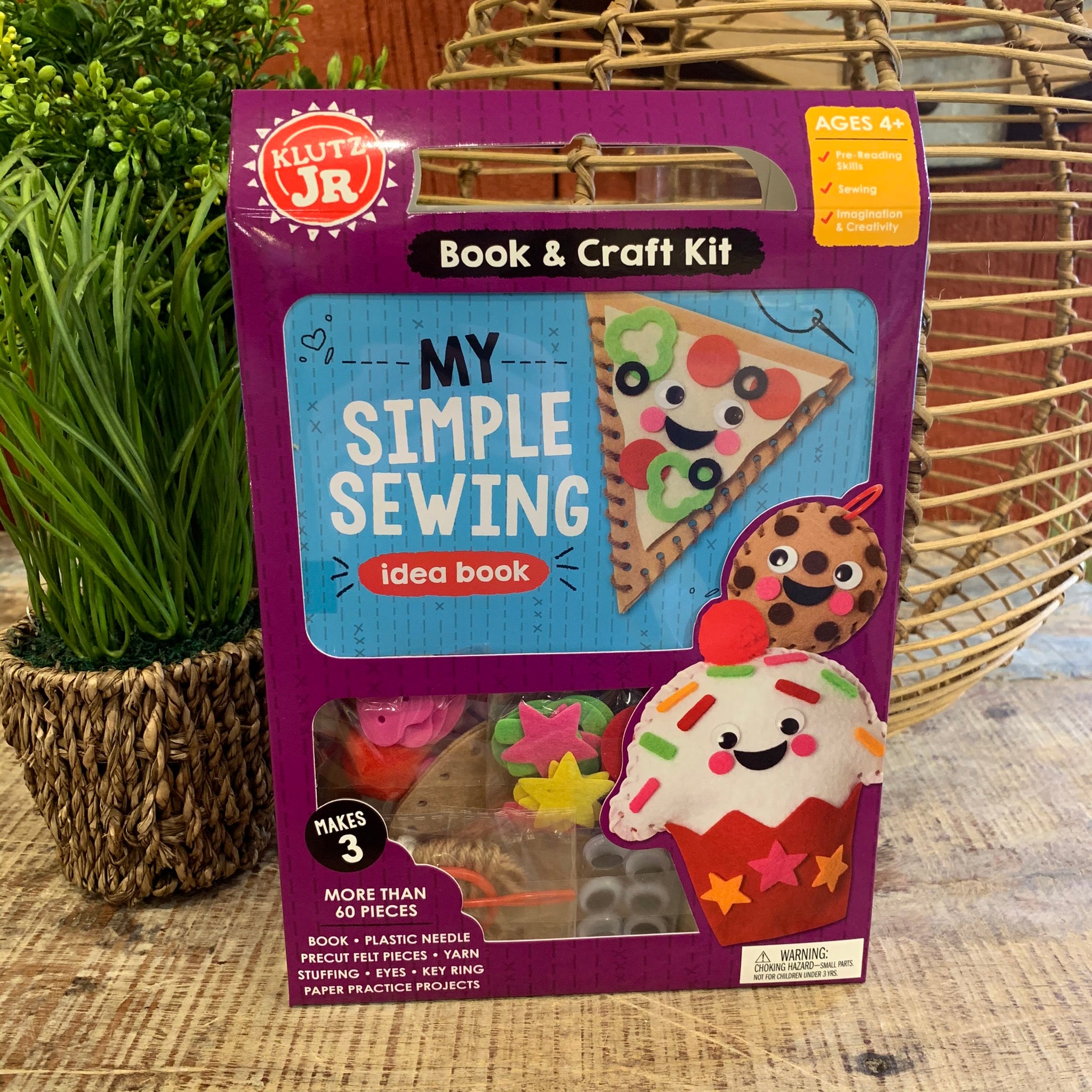 Klutz Jr. My Simple Sewing Book & Craft Kit