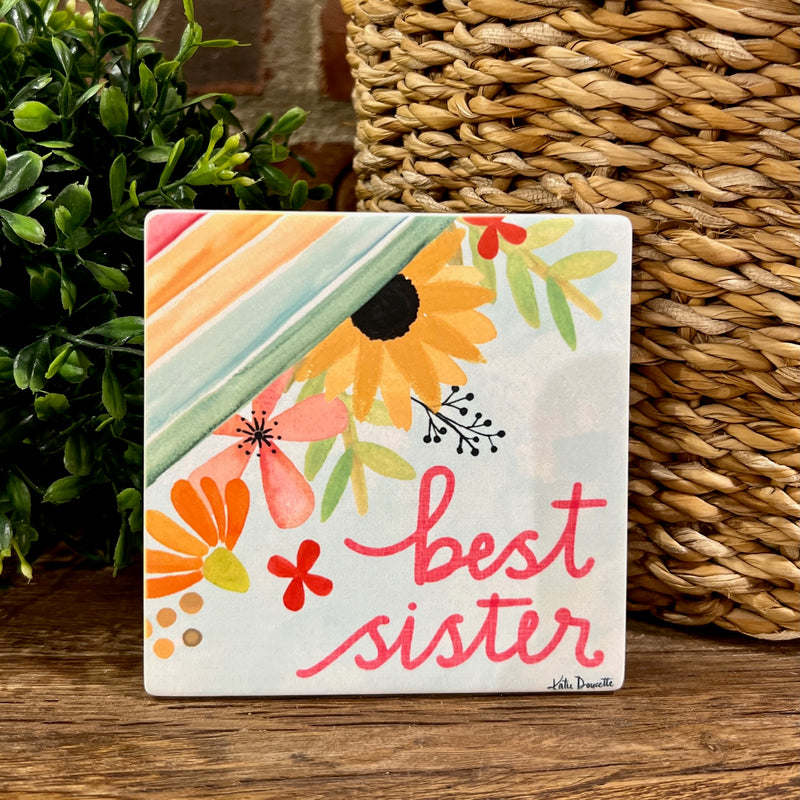 Best Sister Coaster