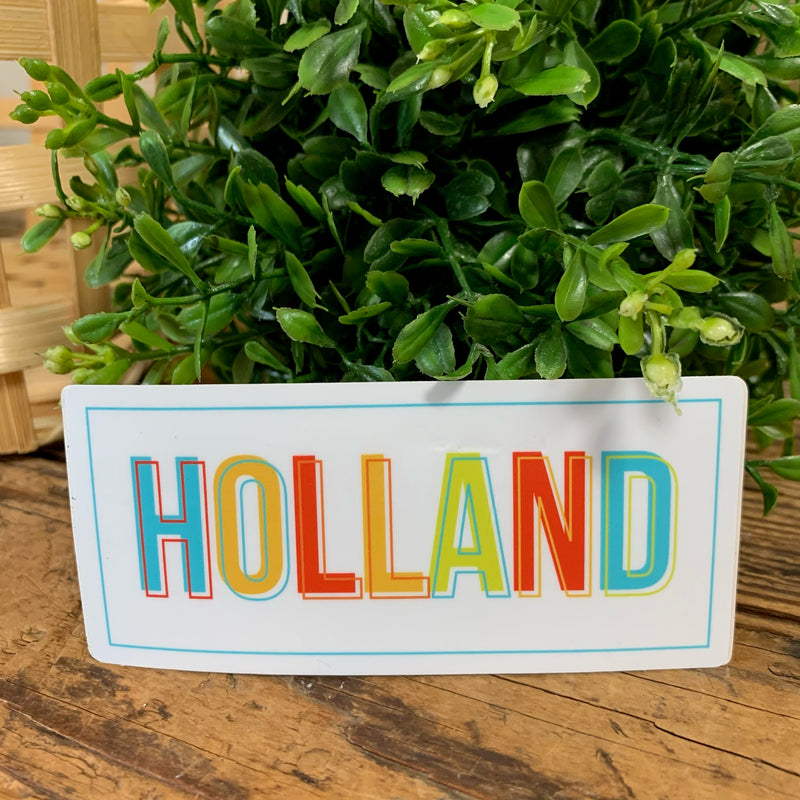 Holland Multicolor Sticker