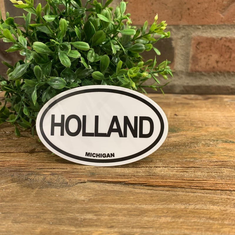 Oval Holland Sticker