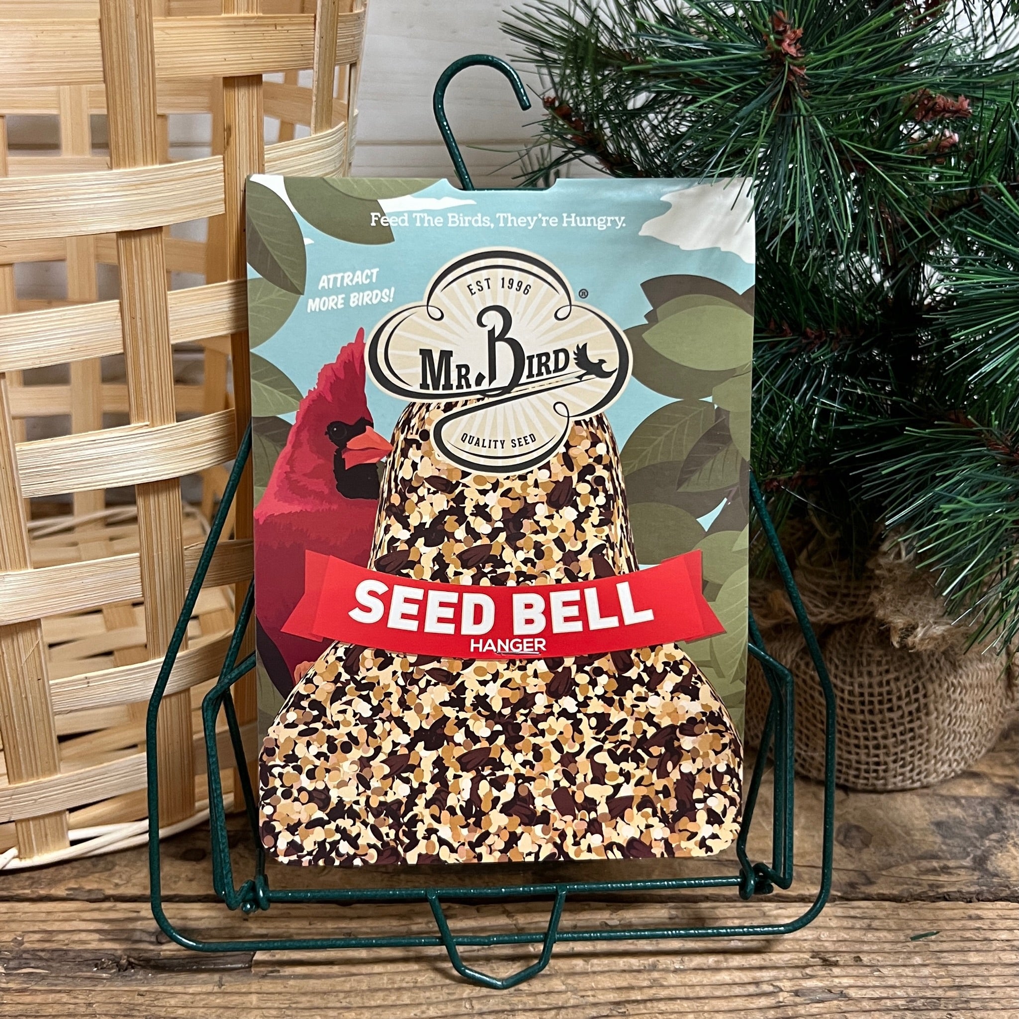 Mr. Bird Seed Bell Hanger Apothecary Gift Shop