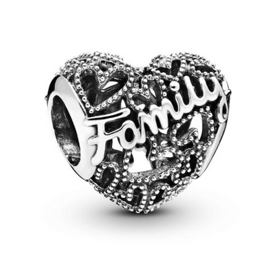 Family Heart Pandora Charm - Apothecary Gift Shop