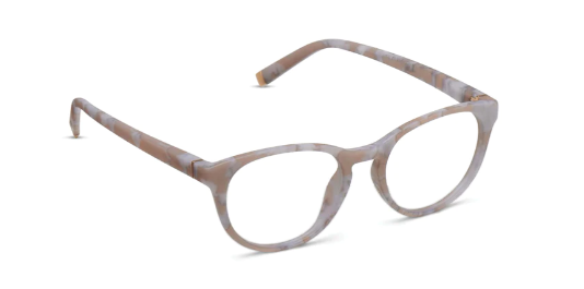 Peepers Eyeglass Canyon in Tan Marble