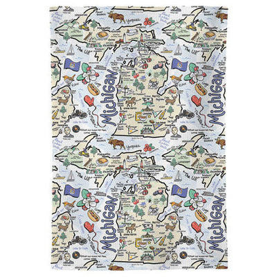 Michigan Tea Towel