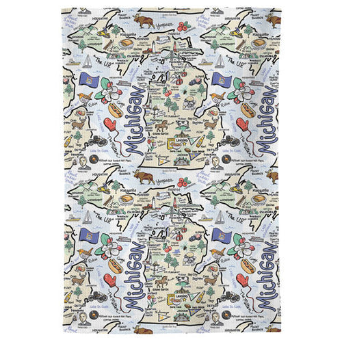 Michigan Tea Towel