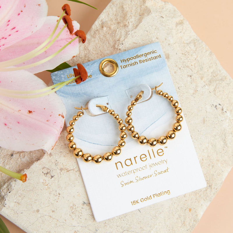 Bubble Hoop Waterproof Earrings