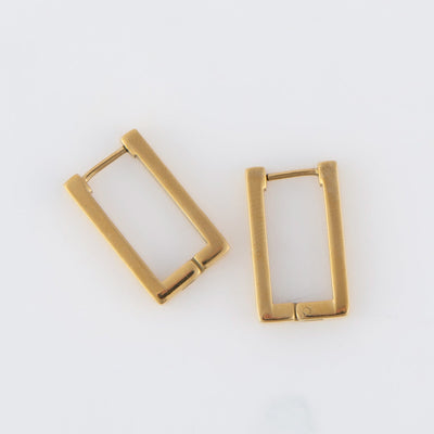 Rectangle Hoop Earrings