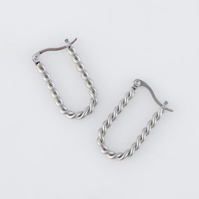 Twisted Hoop Narelle Earrings