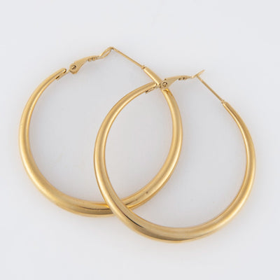 Vintage Chunky Hoop Earrings
