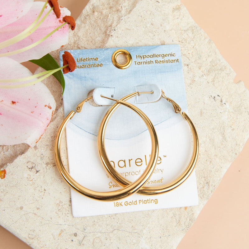 Vintage Chunky Hoop Earrings