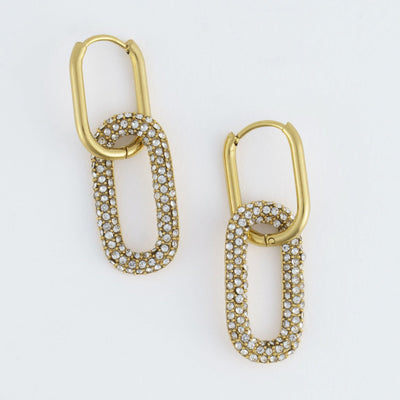 Double Pave Earrings