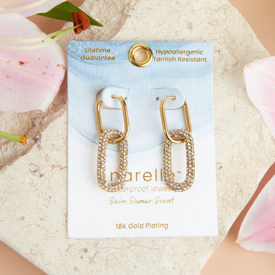 Double Pave Earrings