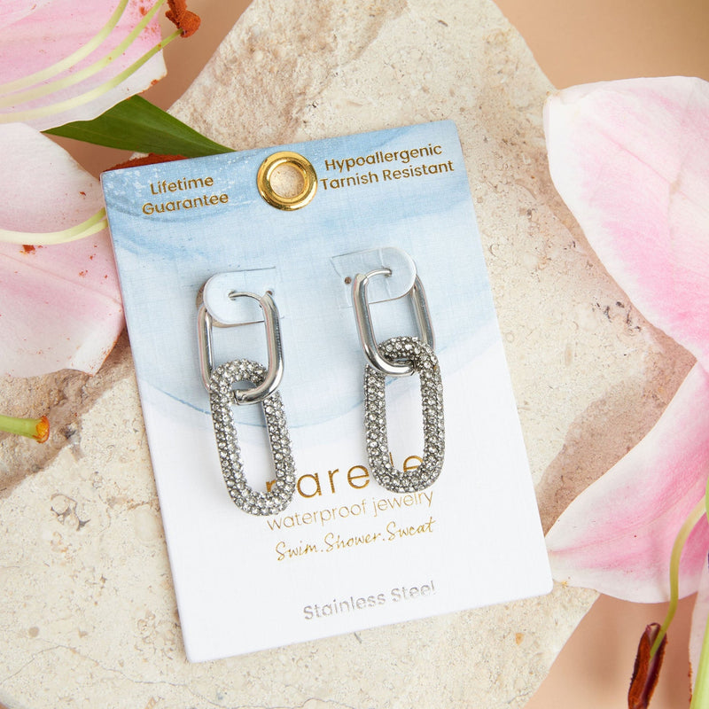 Double Pave Earrings