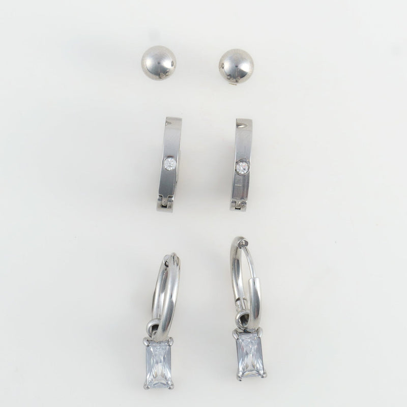 Charm Hoop Trio Earrings