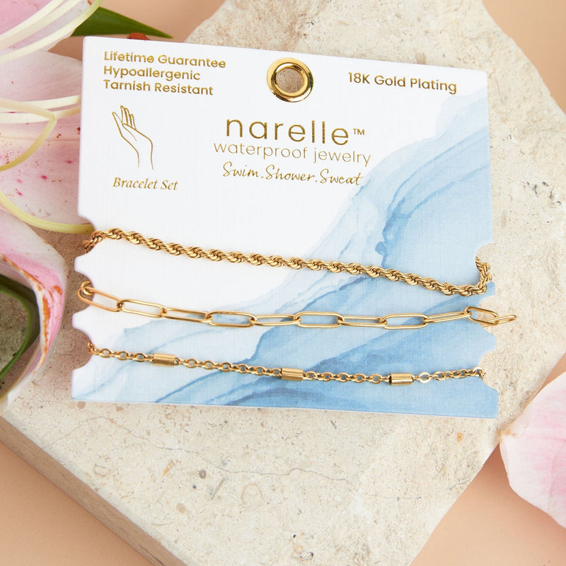 Paper Clip Twist Bracelet Set