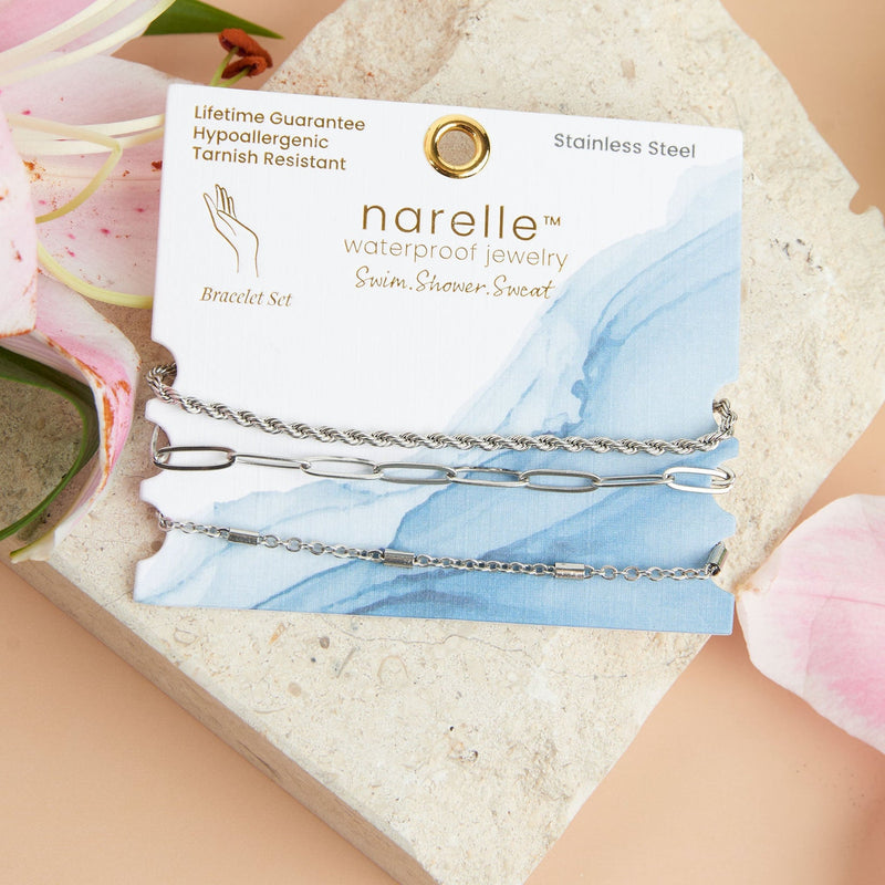 Paper Clip Twist Bracelet Set