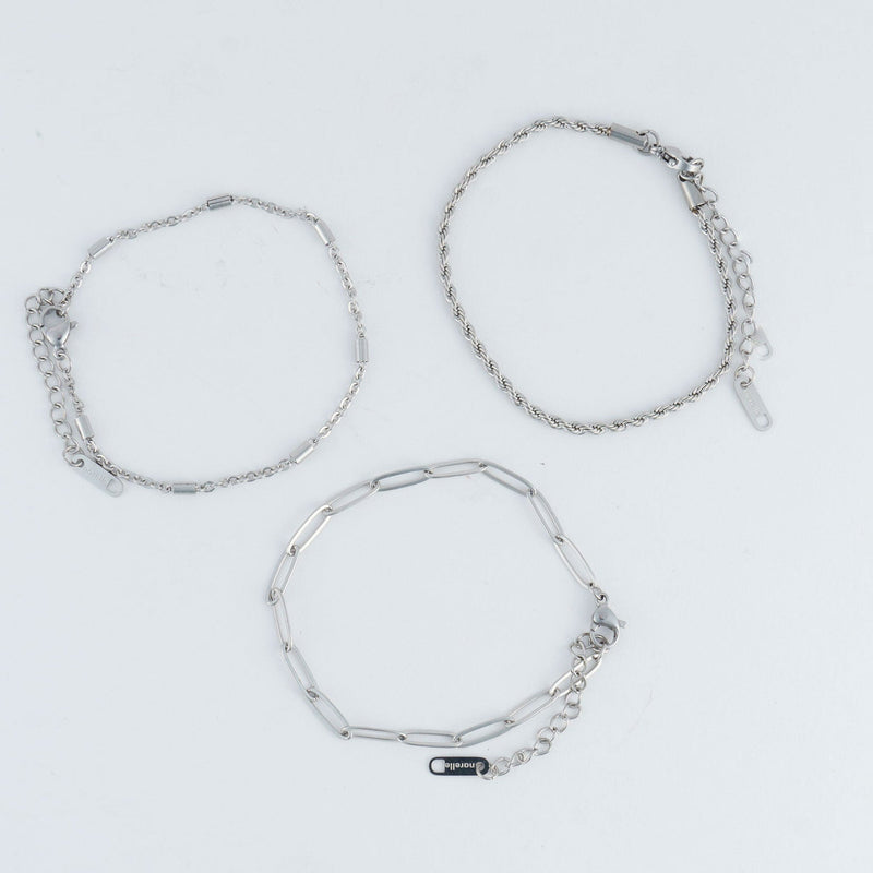 Paper Clip Twist Bracelet Set