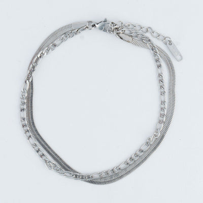 Multi Row Snake Chain Anklet