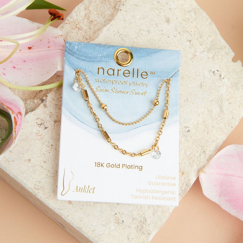 Dainty Multi Row Anklet