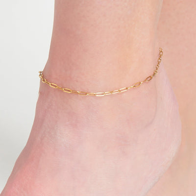 Paperclip Anklet
