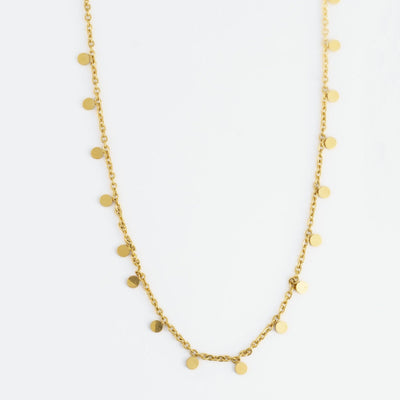 Disk Chain Necklaces