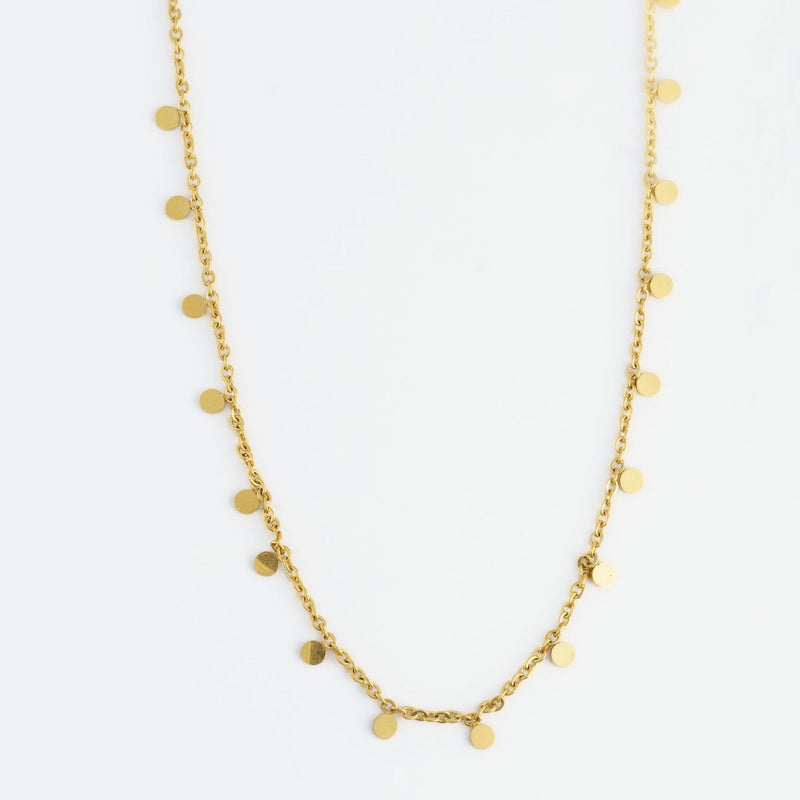 Disk Chain Necklaces