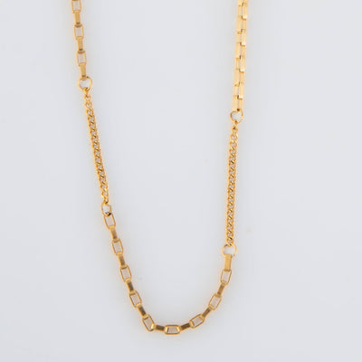Mixed Paper Clip Chain Necklaces