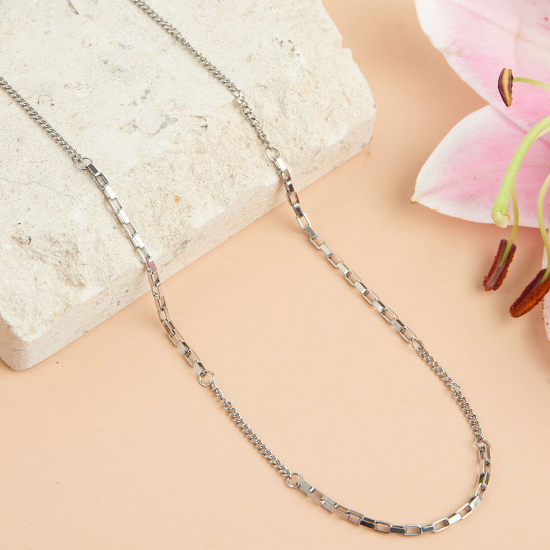 Mixed Paper Clip Chain Necklaces