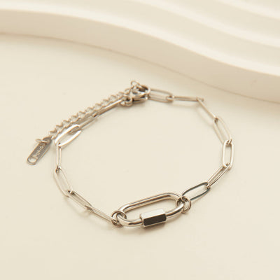 Paperclip Carabiner Bracelet
