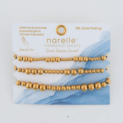 Graduated Ball Stretch Bracelet Sets