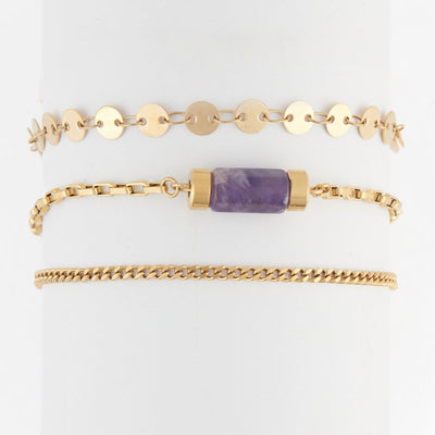 Genuine Stone Bracelet Sets