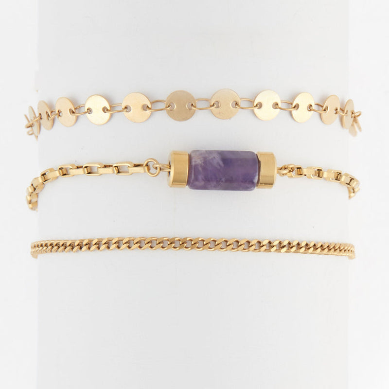 Genuine Stone Bracelet Sets