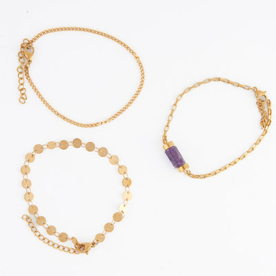 Genuine Stone Bracelet Sets