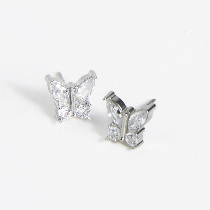 Crystal Butterfly Earrings