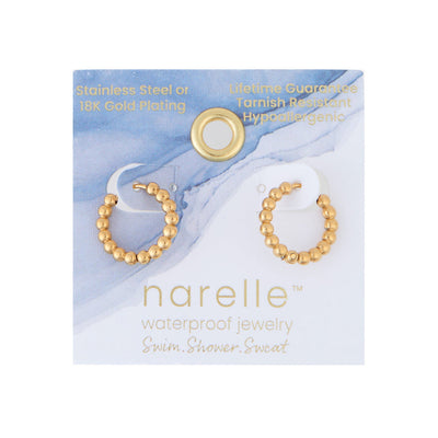 Beaded Hoop Earrings