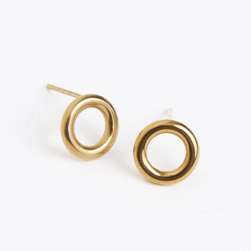 Circle Stud Earrings