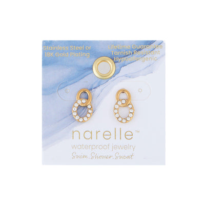 Double Circle Link Earrings