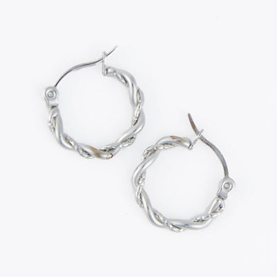 Twisted Hoop Earrings