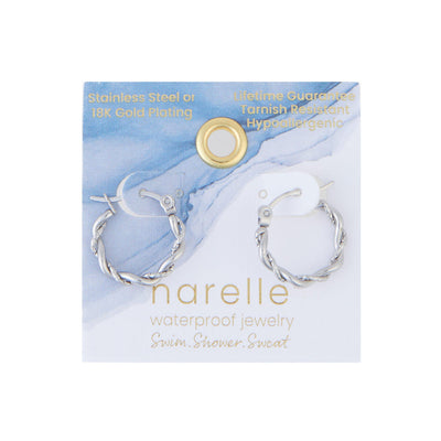 Twisted Hoop Earrings