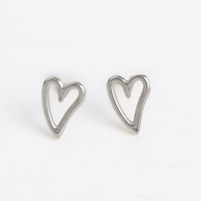 Heart Outline Earrings