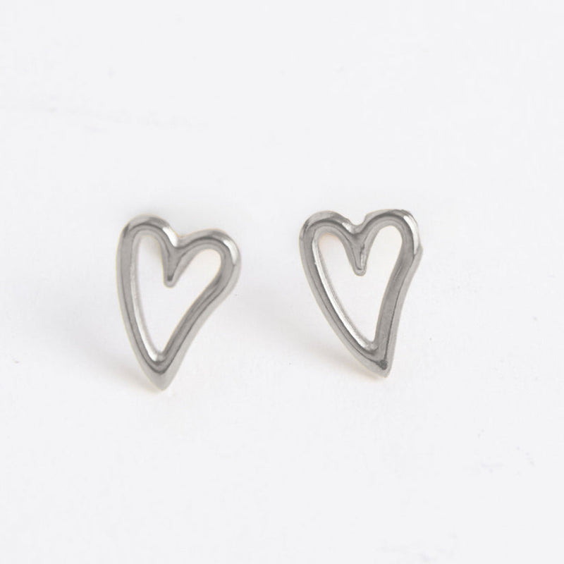 Heart Outline Earrings
