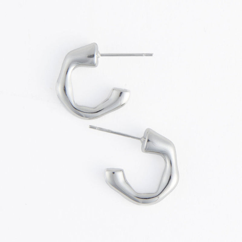 Bamboo Open Hoop Earrings