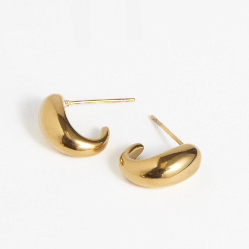 Half Loop Hoop Earrings