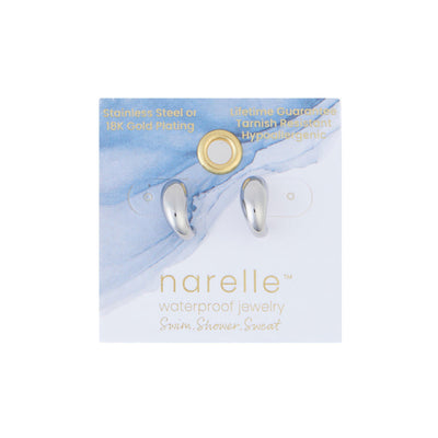 Half Loop Hoop Earrings